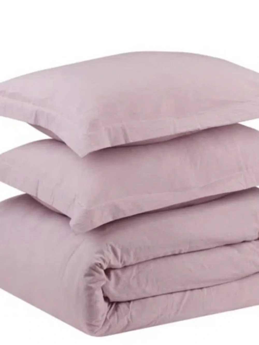 Cotton Lilac 3 pc Duvet Bedding Set - Swift Comfort king/california king.